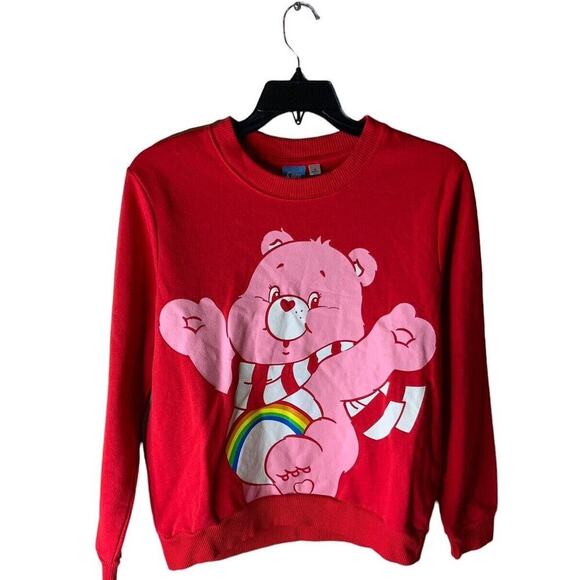 Care Bears Fleece Sweatshirt Women's Size XL Long Sleeves Pullover Top - Picture 1 of 8